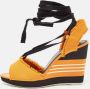Prada Vintage Pre-owned Canvas sandals Orange Dames - Thumbnail 2
