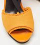 Prada Vintage Pre-owned Canvas sandals Orange Dames - Thumbnail 7