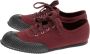 Prada Vintage Pre-owned Canvas sneakers Red Dames - Thumbnail 3