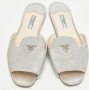 Prada Vintage Pre-owned Fabric flats Gray Dames - Thumbnail 3