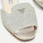 Prada Vintage Pre-owned Fabric flats Gray Dames - Thumbnail 7
