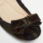 Prada Vintage Pre-owned Fabric flats Green Dames - Thumbnail 8