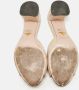 Prada Vintage Pre-owned Fabric sandals Beige Dames - Thumbnail 6