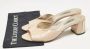 Prada Vintage Pre-owned Fabric sandals Beige Dames - Thumbnail 9