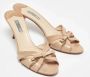 Prada Vintage Pre-owned Fabric sandals Beige Dames - Thumbnail 4