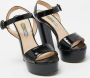 Prada Vintage Pre-owned Fabric sandals Black Dames - Thumbnail 4