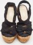Prada Vintage Pre-owned Fabric sandals Black Dames - Thumbnail 2