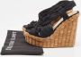 Prada Vintage Pre-owned Fabric sandals Black Dames - Thumbnail 8
