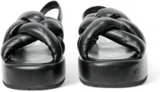 Prada Vintage Pre-owned Fabric sandals Black Dames