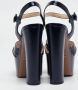 Prada Vintage Pre-owned Fabric sandals Blue Dames - Thumbnail 5