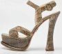 Prada Vintage Pre-owned Fabric sandals Brown Dames - Thumbnail 2