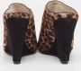 Prada Vintage Pre-owned Fabric sandals Brown Dames - Thumbnail 4