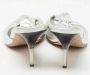 Prada Vintage Pre-owned Fabric sandals Gray Dames - Thumbnail 5