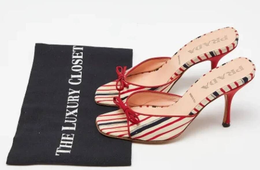 Prada Vintage Pre-owned Fabric sandals Multicolor Dames