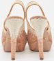 Prada Vintage Pre-owned Fabric sandals Pink Dames - Thumbnail 5