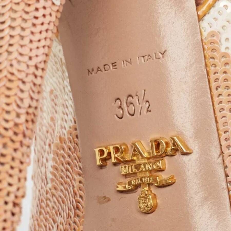 Prada Vintage Pre-owned Fabric sandals Pink Dames