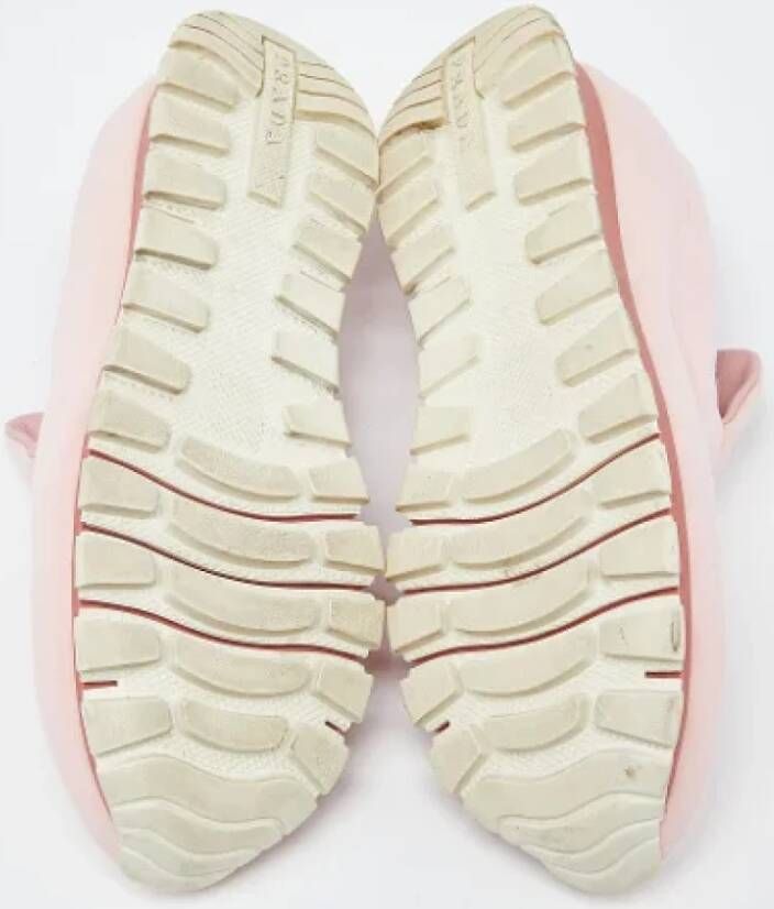 Prada Vintage Pre-owned Fabric sneakers Pink Dames