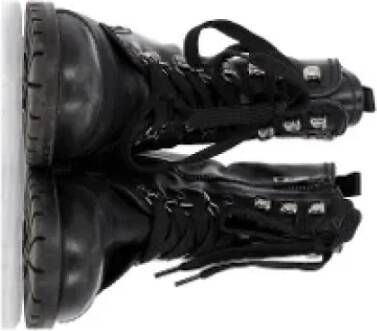 Prada Vintage Pre-owned Leather boots Black Dames
