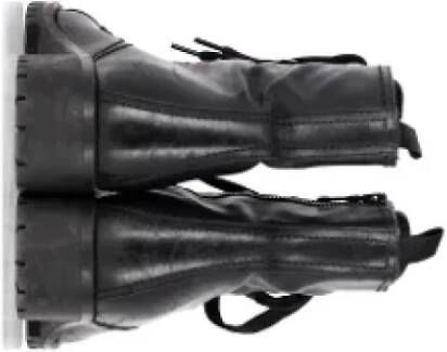 Prada Vintage Pre-owned Leather boots Black Dames