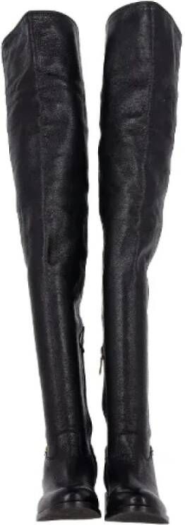 Prada Vintage Pre-owned Leather boots Black Dames