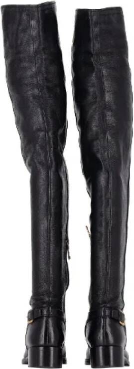 Prada Vintage Pre-owned Leather boots Black Dames