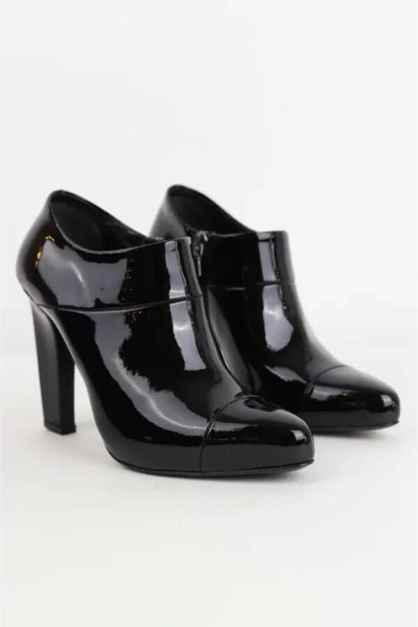 Prada Vintage Pre-owned Leather boots Black Dames
