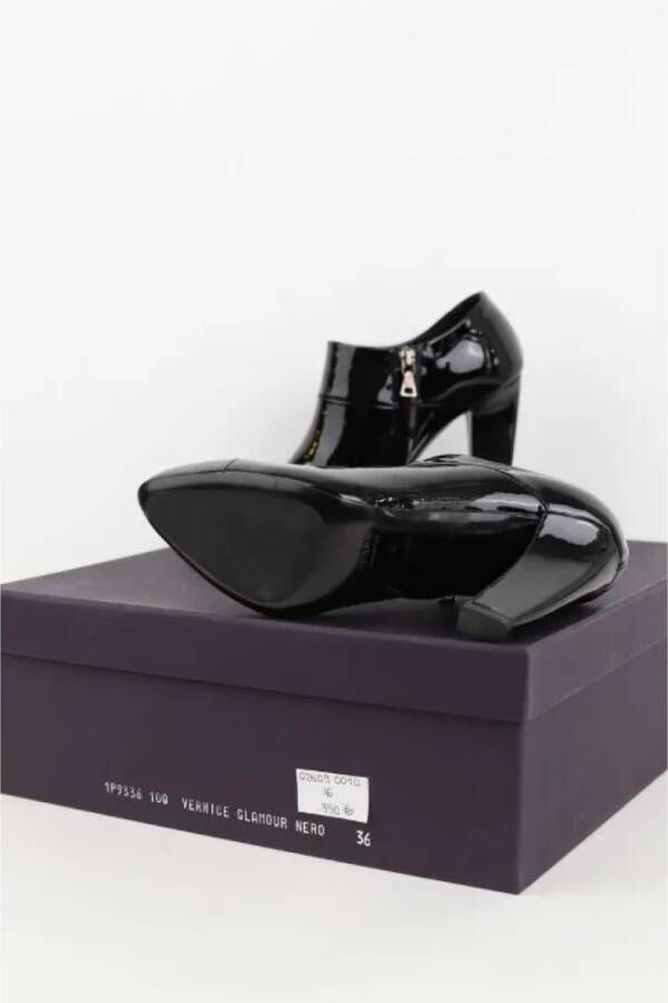 Prada Vintage Pre-owned Leather boots Black Dames