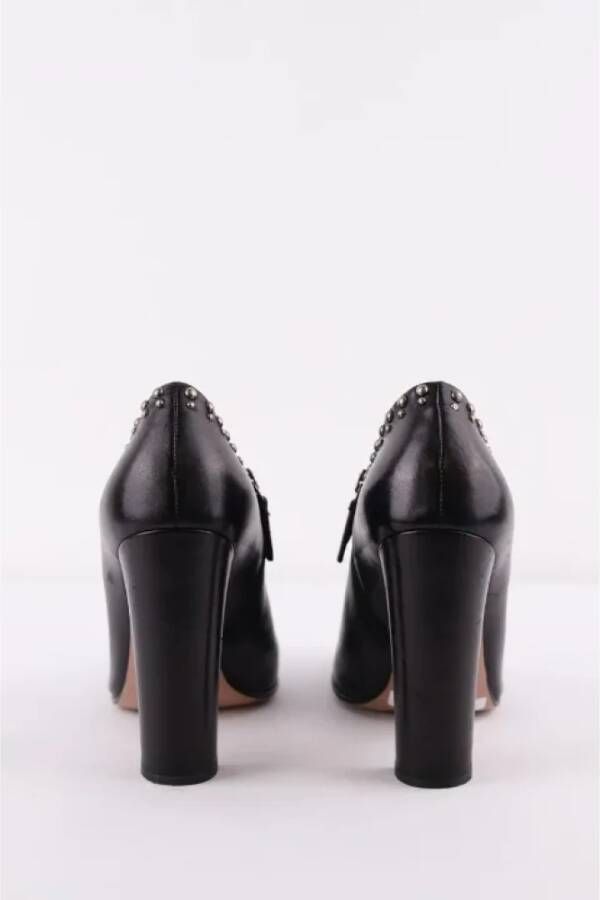Prada Vintage Pre-owned Leather boots Black Dames