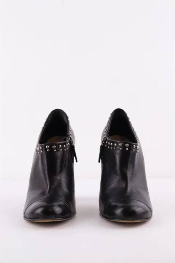 Prada Vintage Pre-owned Leather boots Black Dames