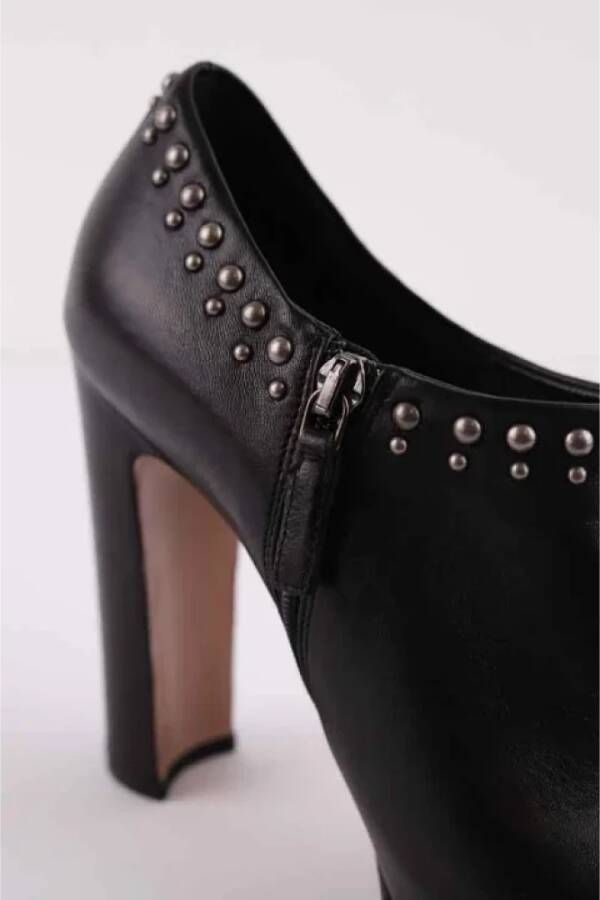 Prada Vintage Pre-owned Leather boots Black Dames