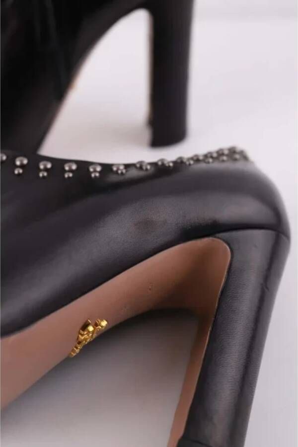 Prada Vintage Pre-owned Leather boots Black Dames
