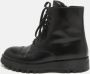 Prada Vintage Pre-owned Leather boots Black Heren - Thumbnail 2