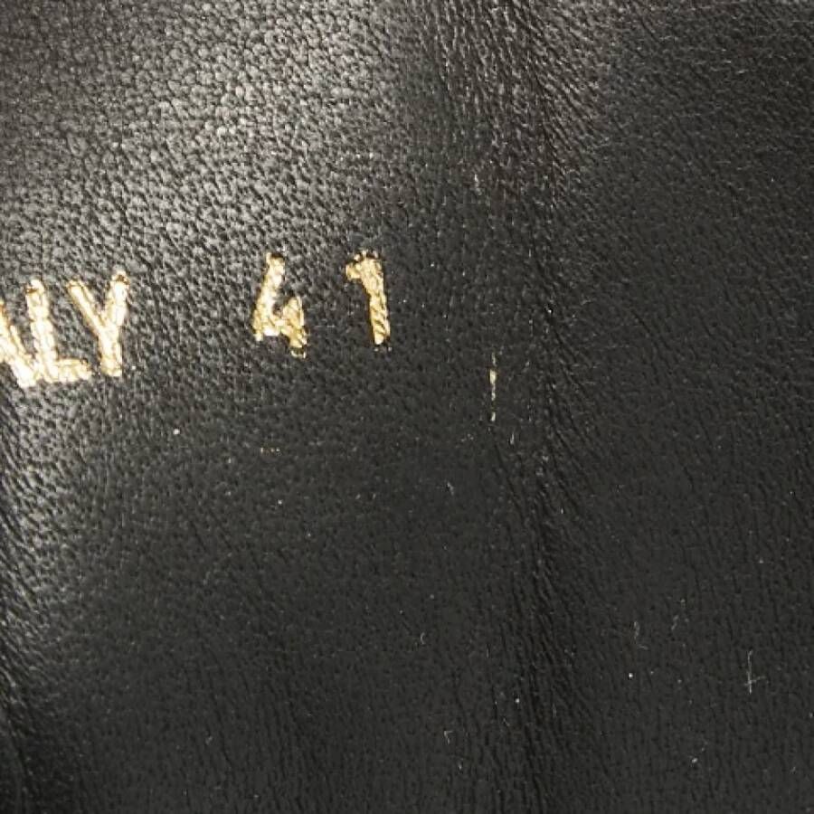 Prada Vintage Pre-owned Leather boots Black Heren