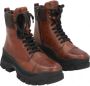 Prada Vintage Pre-owned Leather boots Brown Dames - Thumbnail 2