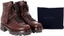 Prada Vintage Pre-owned Leather boots Brown Heren - Thumbnail 8