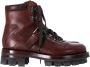 Prada Vintage Pre-owned Leather boots Brown Heren - Thumbnail 9