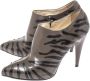 Prada Vintage Pre-owned Leather boots Gray Dames - Thumbnail 3
