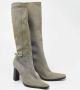 Prada Vintage Pre-owned Leather boots Gray Dames - Thumbnail 4
