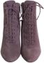 Prada Vintage Pre-owned Leather boots Purple Dames - Thumbnail 2