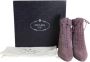 Prada Vintage Pre-owned Leather boots Purple Dames - Thumbnail 8