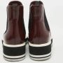Prada Vintage Pre-owned Leather boots Red Dames - Thumbnail 5