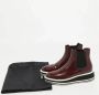 Prada Vintage Pre-owned Leather boots Red Dames - Thumbnail 9