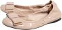 Prada Vintage Pre-owned Leather flats Beige Dames - Thumbnail 3