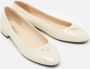 Prada Vintage Pre-owned Leather flats Beige Dames - Thumbnail 4
