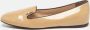 Prada Vintage Pre-owned Leather flats Beige Dames - Thumbnail 2