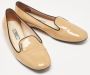 Prada Vintage Pre-owned Leather flats Beige Dames - Thumbnail 6