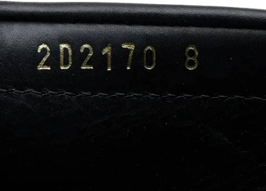 Prada Vintage Pre-owned Leather flats Black Dames