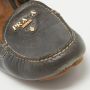 Prada Vintage Pre-owned Leather flats Black Dames - Thumbnail 7
