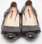 Prada Vintage Pre-owned Leather flats Black Dames - Thumbnail 3