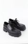 Prada Vintage Pre-owned Leather flats Black Dames - Thumbnail 3